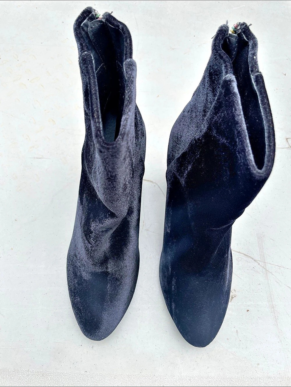 Shoe Dazzle Black Ankle Boots Like New